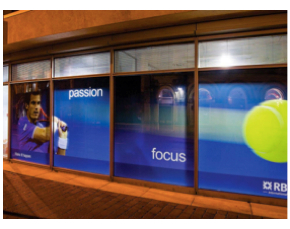 Window graphic display